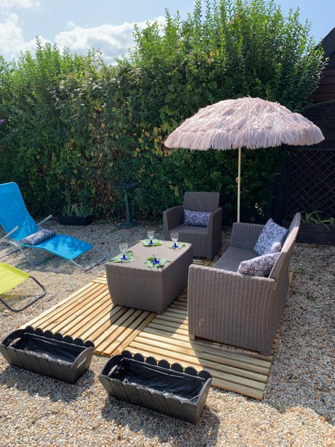 Chalet Bord De Mer 6 Couchages Villa Merville-Franceville-Plage Bagian luar foto